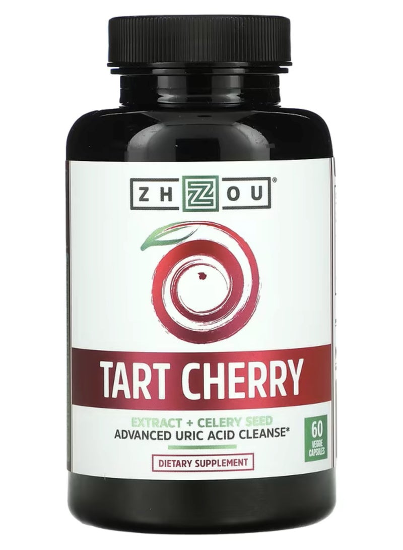 Zo Nutrition, Tart Cherry Extract + Celery Seed, 60 Veggie Capsules