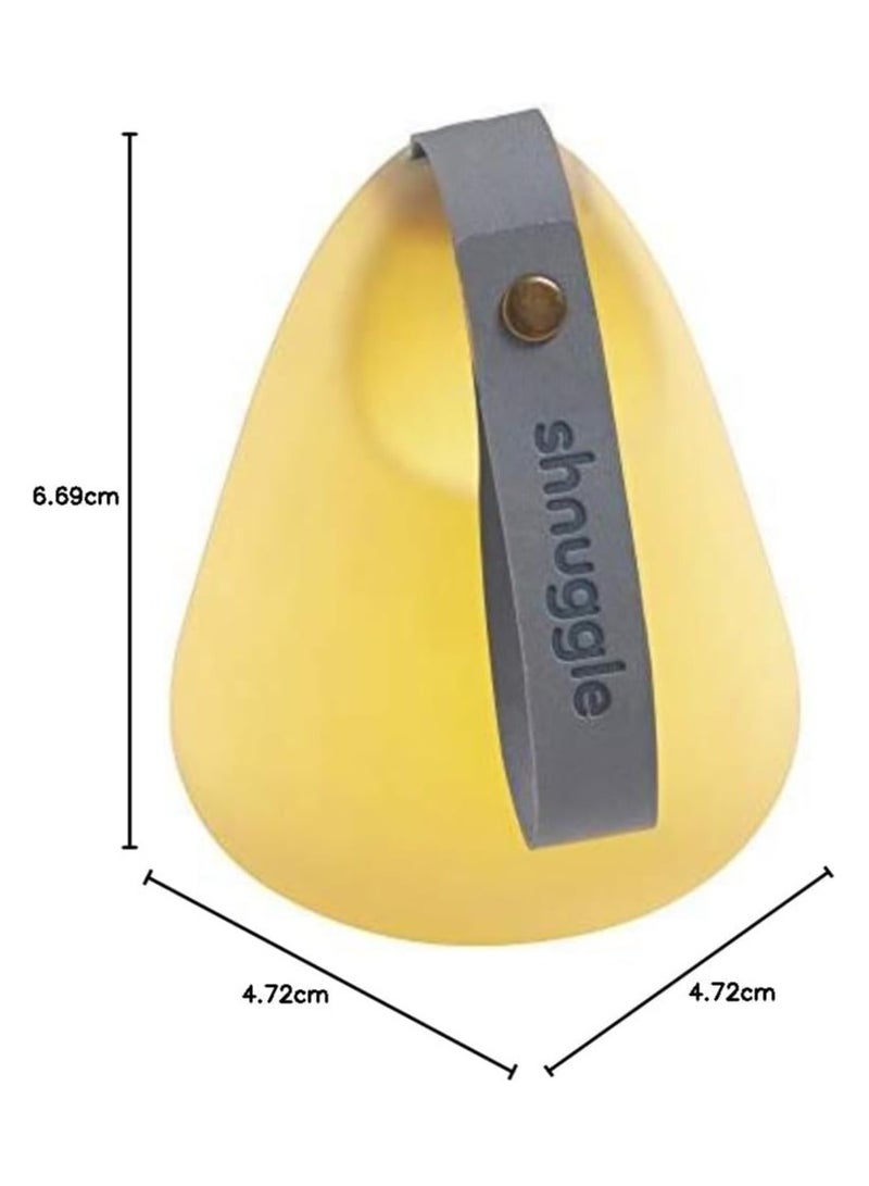 Moonlight Night Light - Sleep-Friendly Portable Baby & Toddler Bedside Lamp with Thermometer