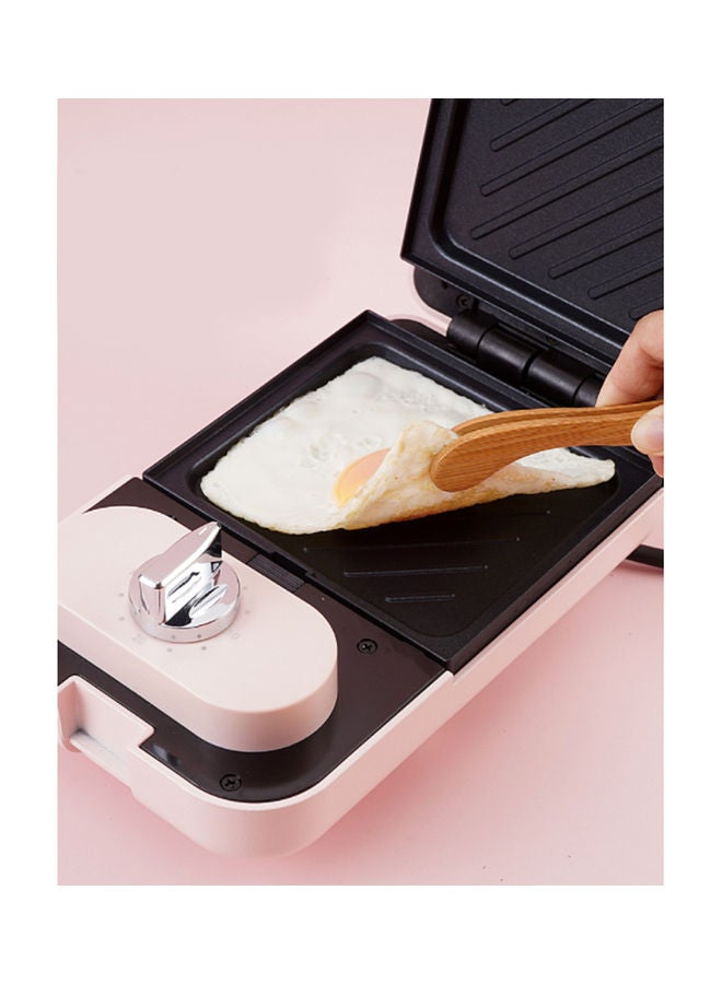 Multi-Functional Household Small Waffle And Sandwich Maker Push Toaster 650.0 W PSZHkc10 Pink