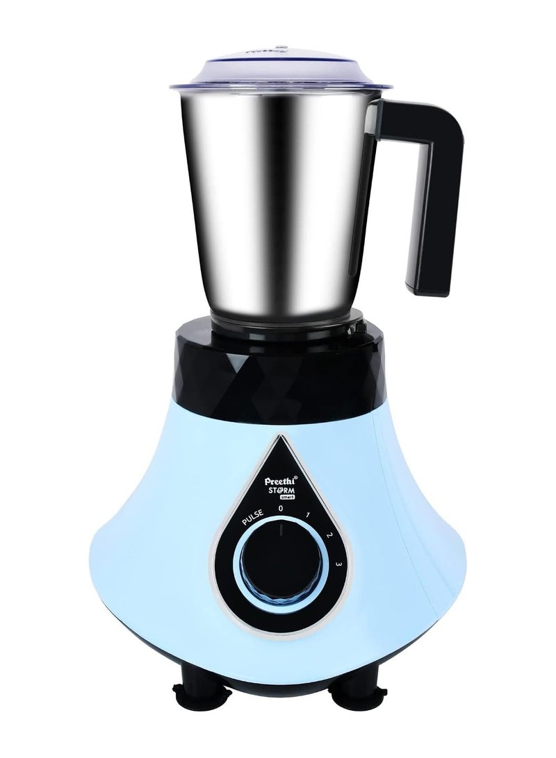 Preethi Storm Smart Mixer Grinder PREETHI-MG-249/00 - Mixer Grinder with 4 Jars, Stainless Steel Blades, and Triple Safety Mechanism