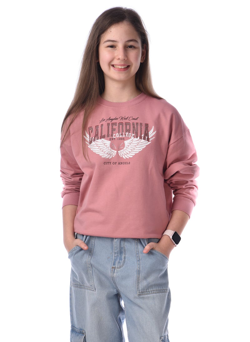 Embellished Comfy Fit Sweatshirt