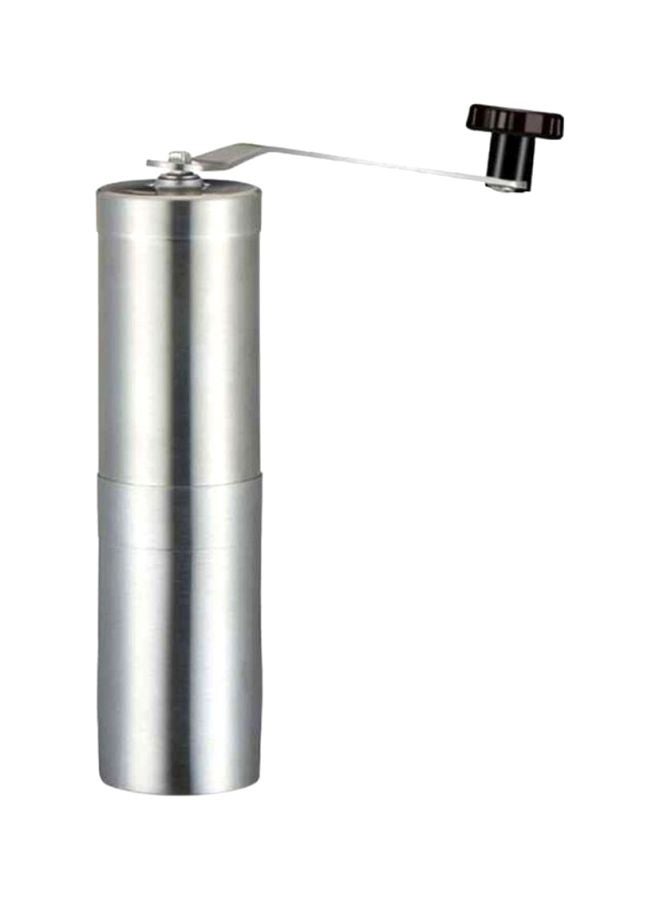 Stainless Steel Manual Coffee Grinder Silver