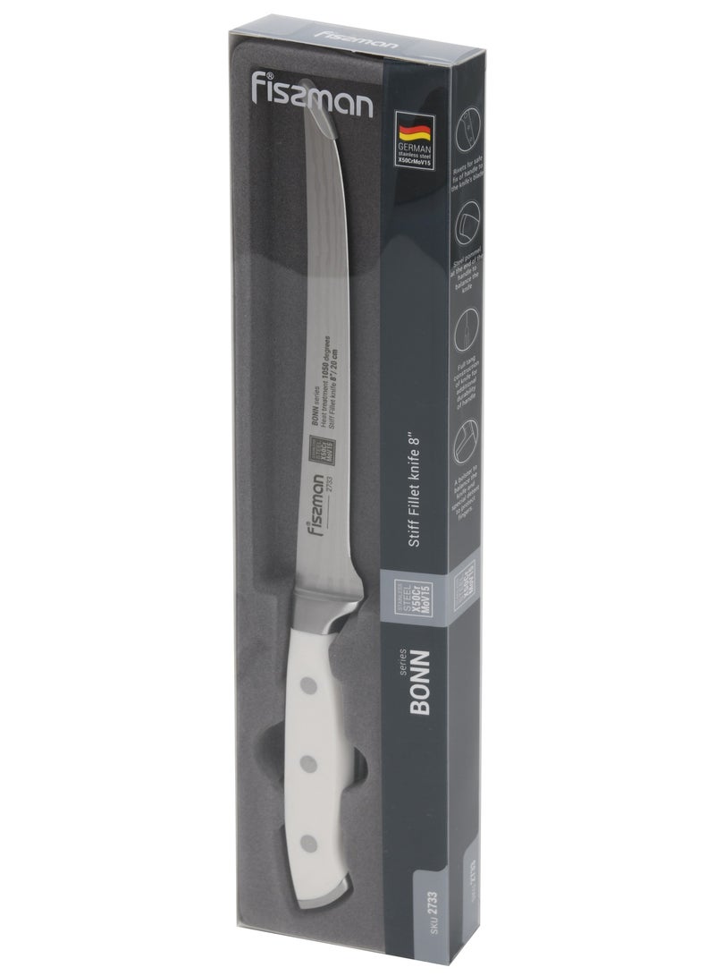 8'' Stiff Fillet Bonn Series, with Sharp Blade and Sturdy Non Slip Handle