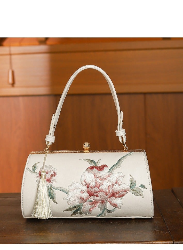 Embroidered Tassel Bag, Chinese Banquet Style Handbag