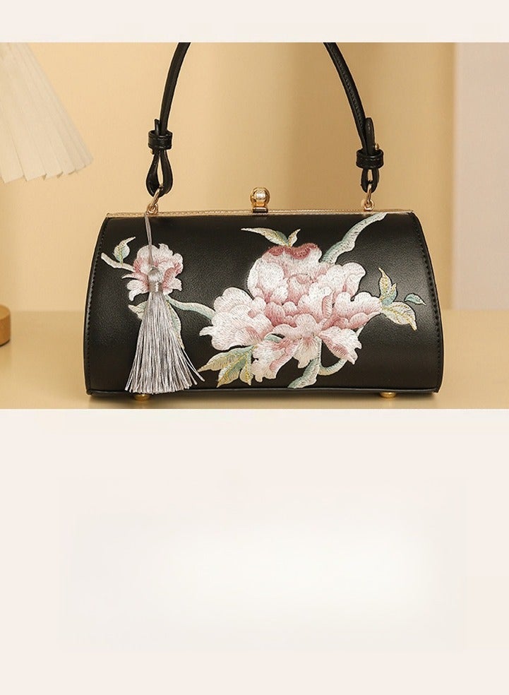 Embroidered Tassel Bag, Chinese Banquet Style Handbag