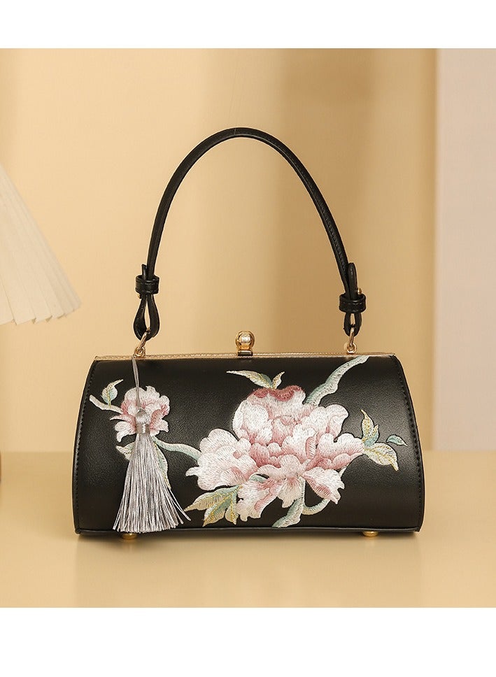 Embroidered Tassel Bag, Chinese Banquet Style Handbag