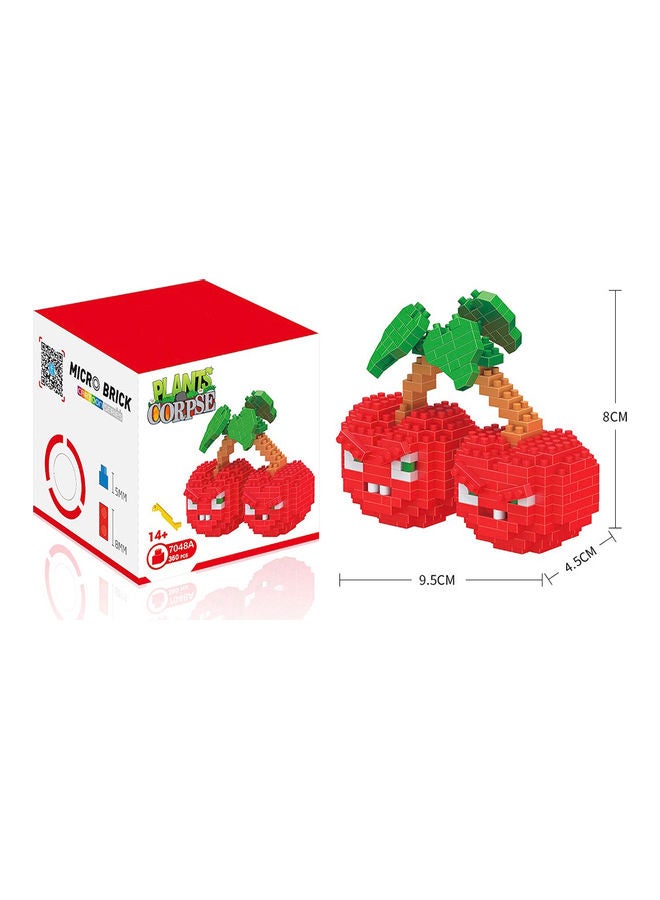 360-Piece Cherry Bomb Micro Brick Construction Series 9.5 X 4.5 X 8cm