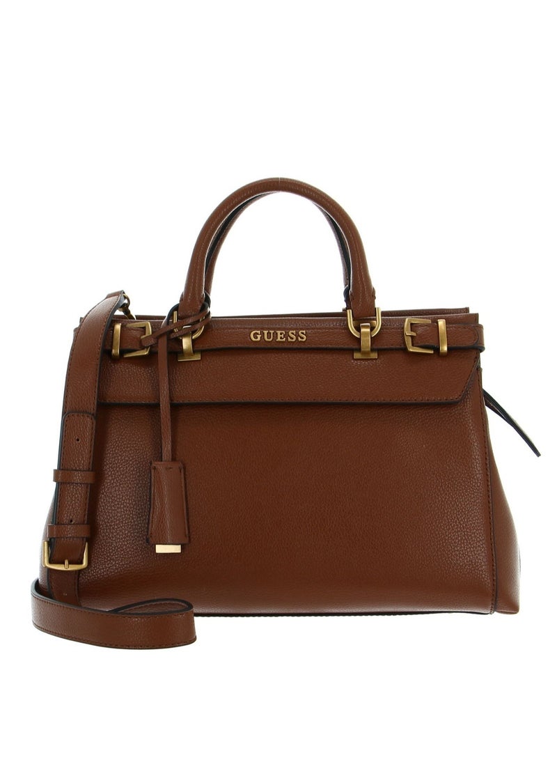 Sestri Satchel Bag Cognac