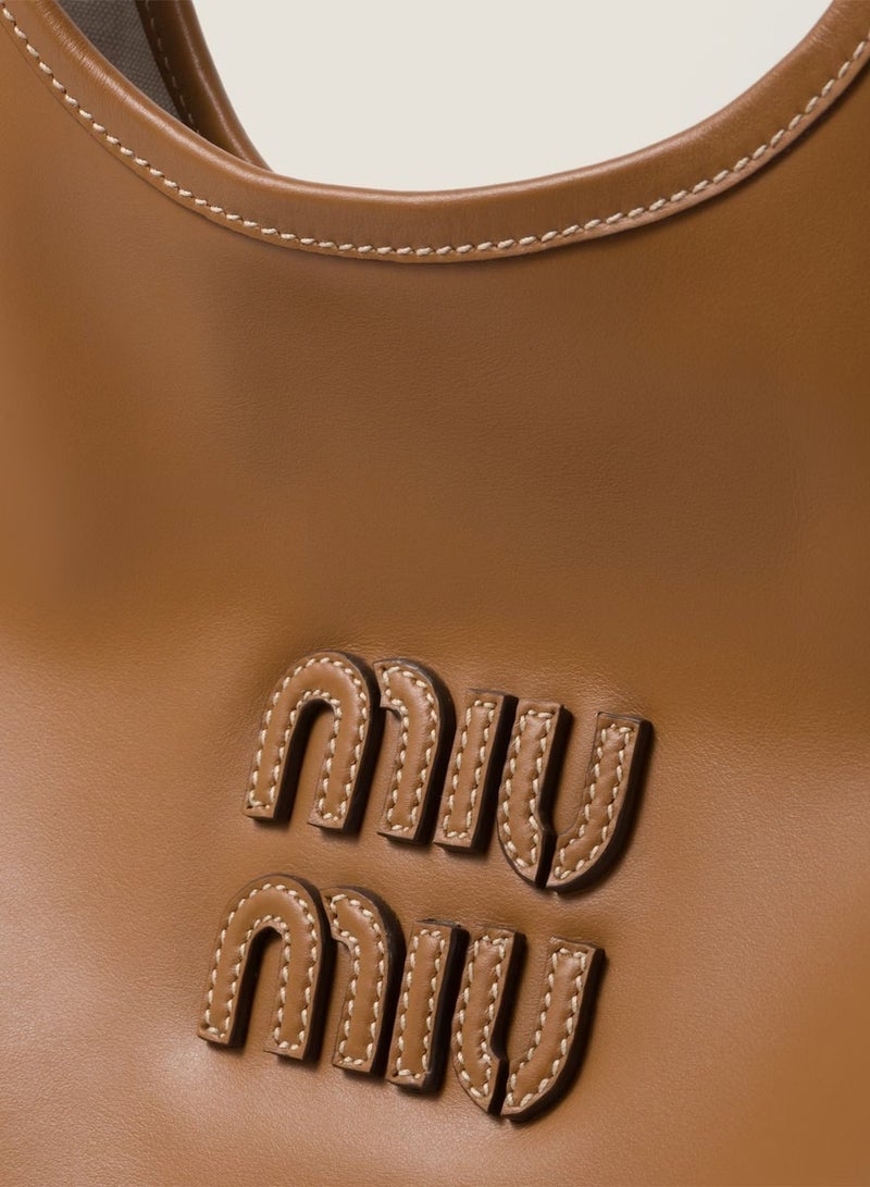 MIU IVY leather tote bag shoulder