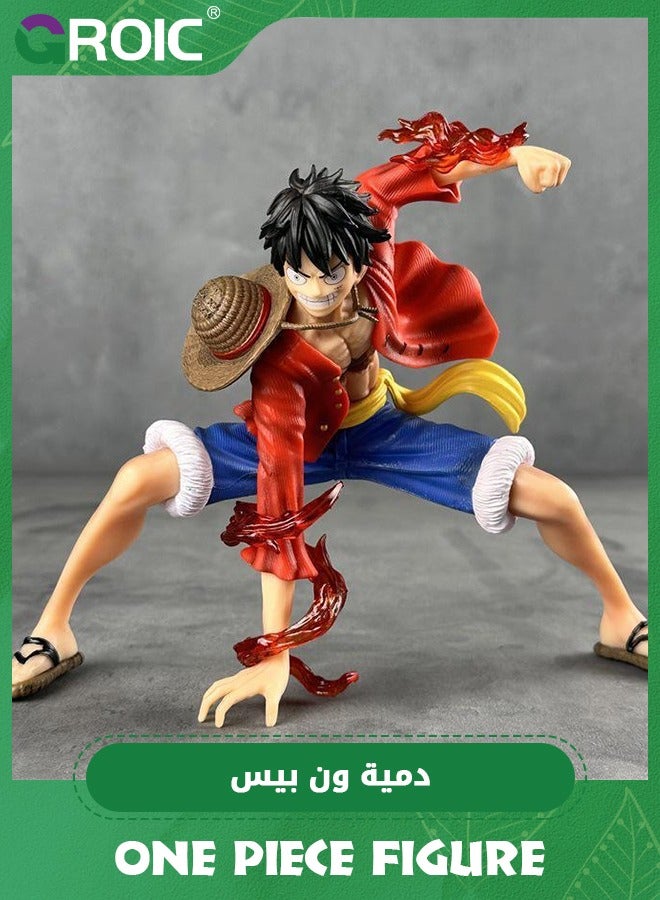 Luffy Anime Figure, One Piece Figure, Monkey D. Luffy, 6.3-Inch Luffy Anime Figure, Artist King Collection,Anime Theme Doll Figure, PVC Character Collection Model Doll Toy One Piece Luffy