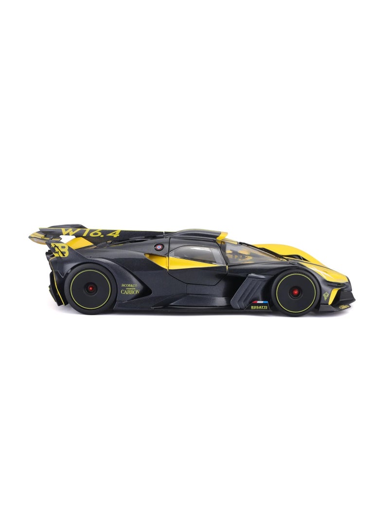 18-11047 YL - Bburago - 1:18 - Bugatti Bolide Black/Yellow met