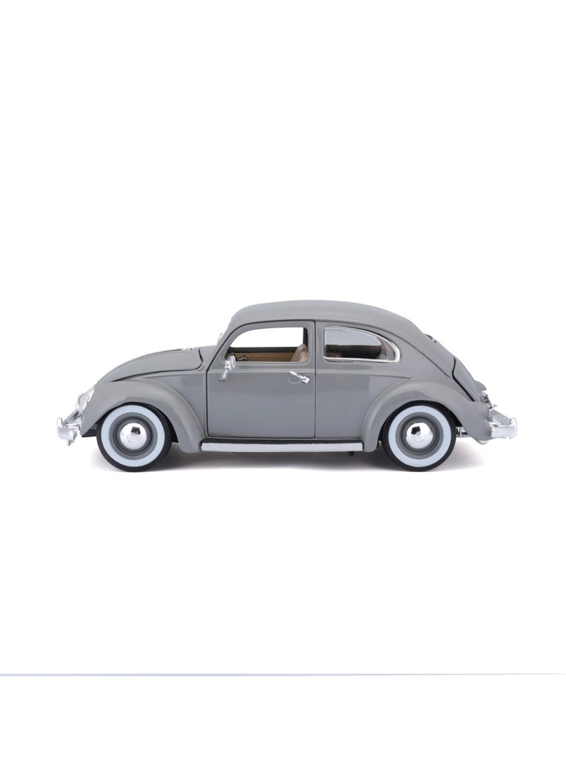 18-12029 GY - Bburago - 1:18 - VOLKSWAGEN KAFER BEETLE (1955) - Gray