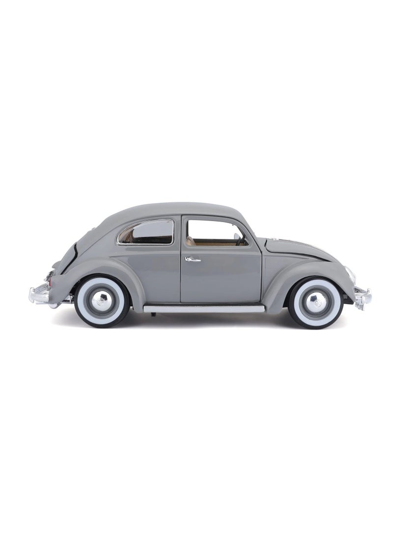 18-12029 GY - Bburago - 1:18 - VOLKSWAGEN KAFER BEETLE (1955) - Gray