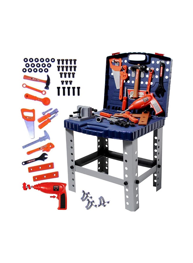 Portable Tool Box/Bench Playset Foldable Portable Unique Design Toy Set 39x35x71centimeter