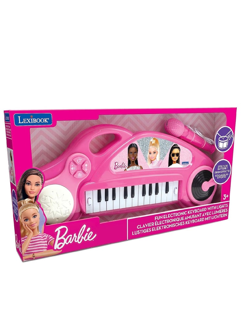 Lexibook Barbie Electronic Piano Keyboard w/ Lights