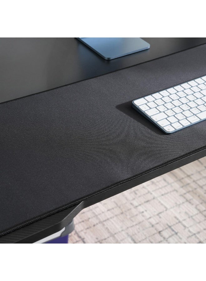 Nador Gaming Desk With Cup Holder - Black