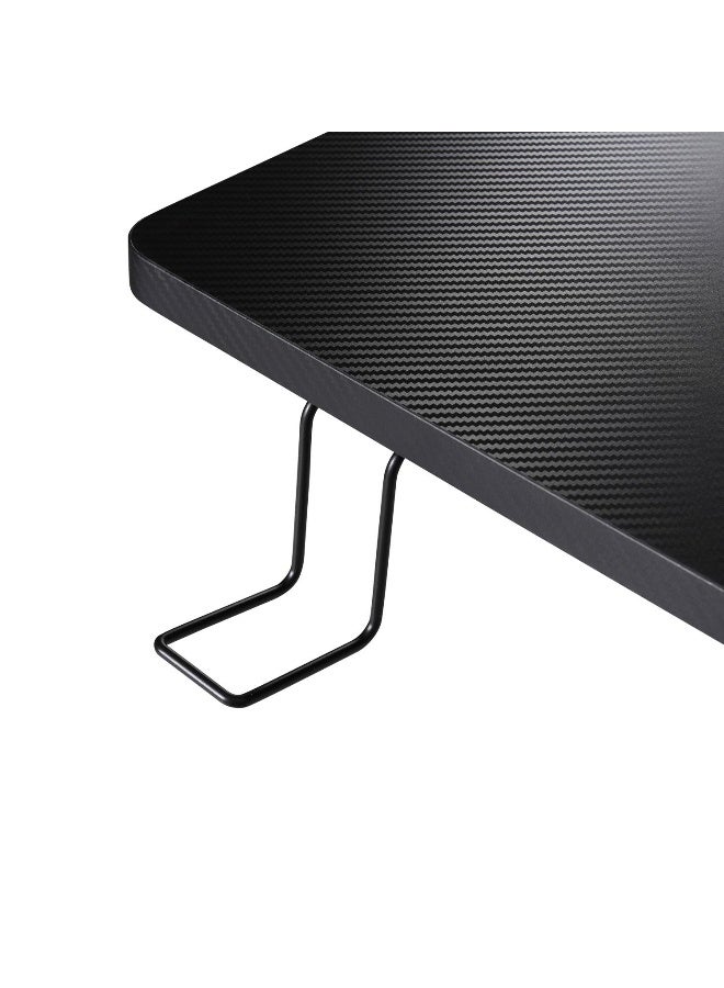 Nador Gaming Desk With Cup Holder - Black