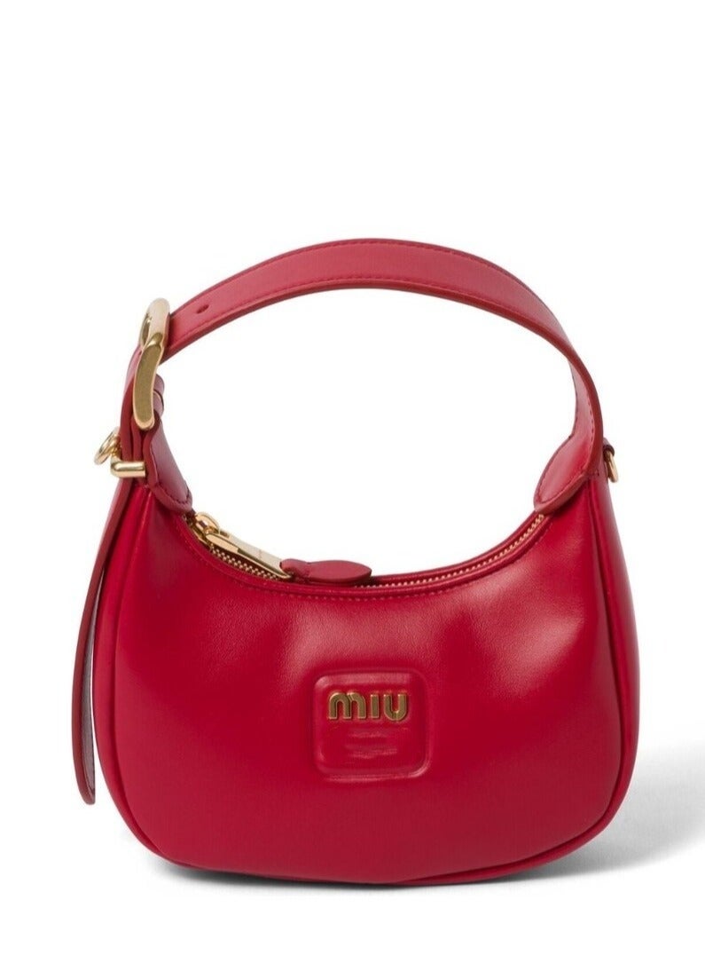 miu Leather hobo bag shoulder