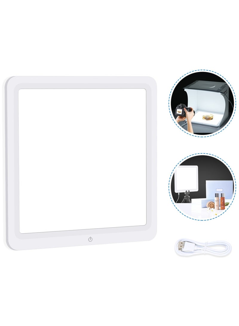 PULUZ 29cm Mini LED Photography Shadowless Light Lamp Panel Pad, 20cm x 20cm Effective Area