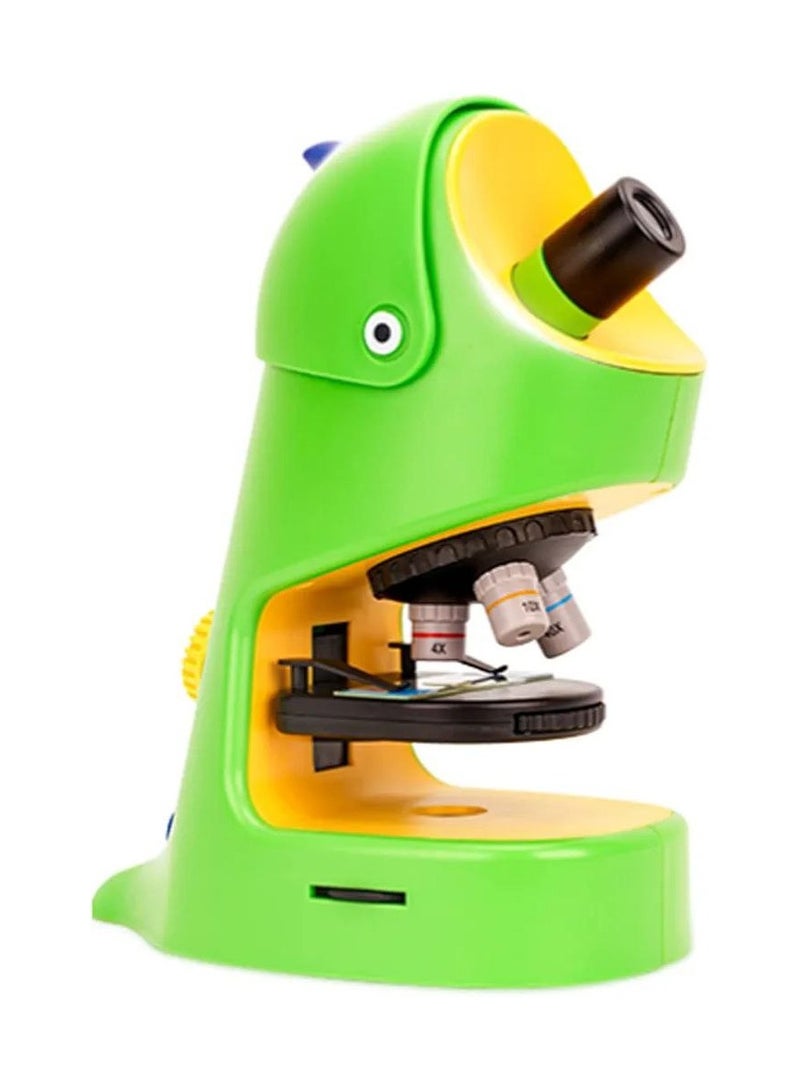 Microscope Set Microscope Elementary School Student Microscope Children Toy 40-400x Small Dinosaur Educational Learning Toy Little Scientist Brain Game Steam Education Science Education