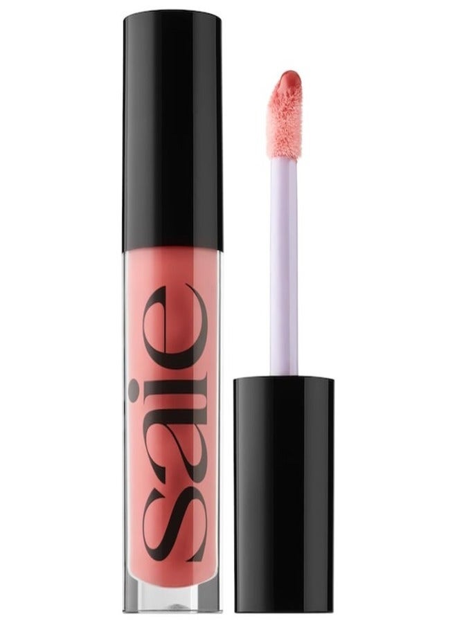 Saie   Glossy Bounce™  High Shine Lip Gloss -   Bounce - purple ,  Moisturizing Oil Infused, 5ml