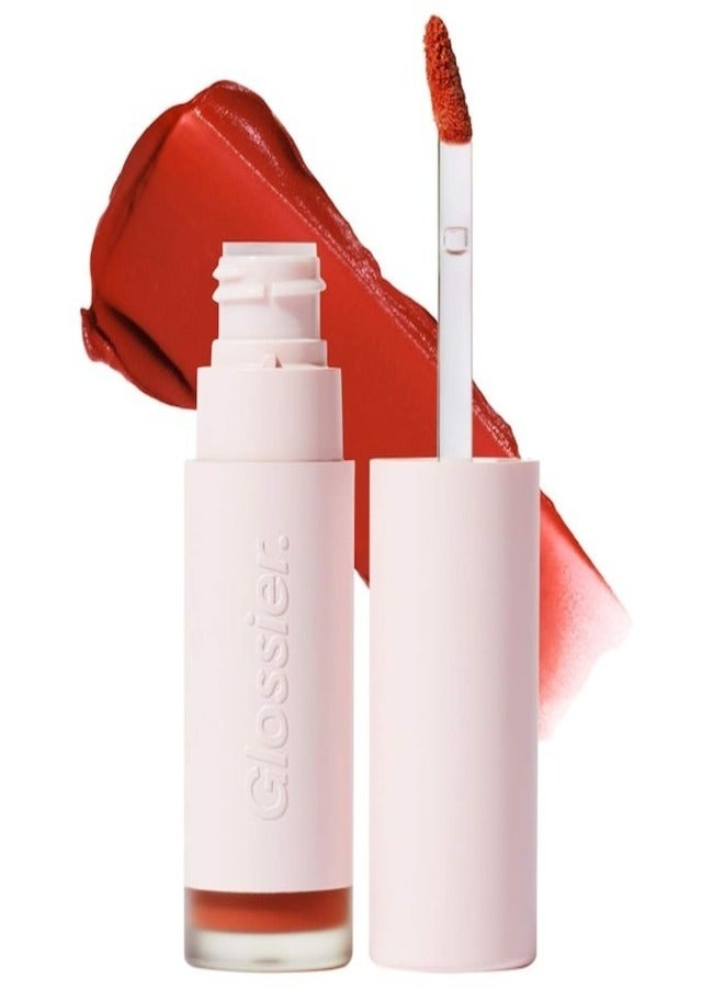 Glossier  G Suit Soft Touch Lip Crème , Strike - burnt, orange-red 6ml - Long-Lasting Velvet Matte Finish