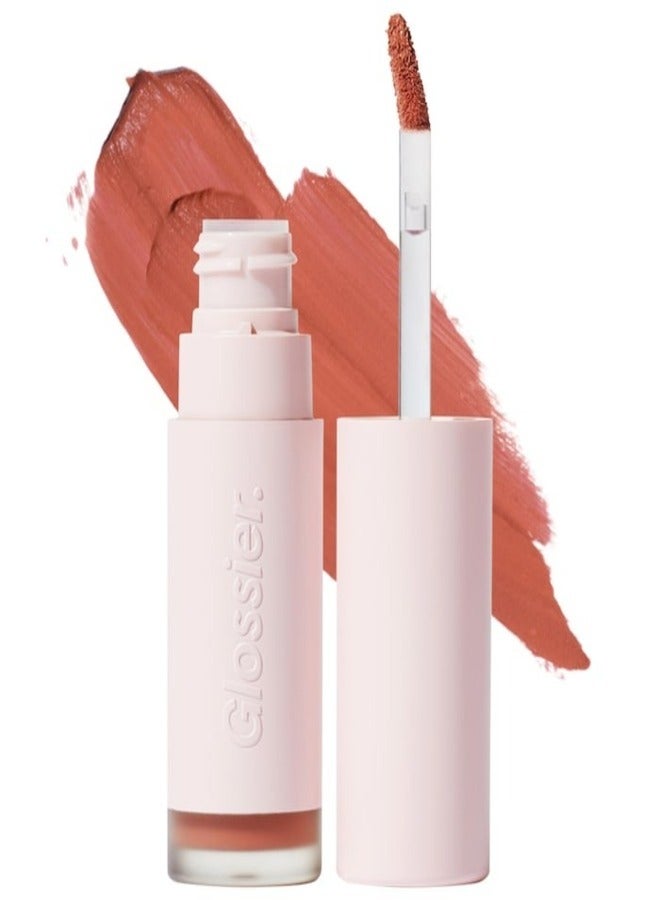 Glossier  G Suit Soft Touch Lip Crème , Curve - old peach 6ml - Long-Lasting Velvet Matte Finish