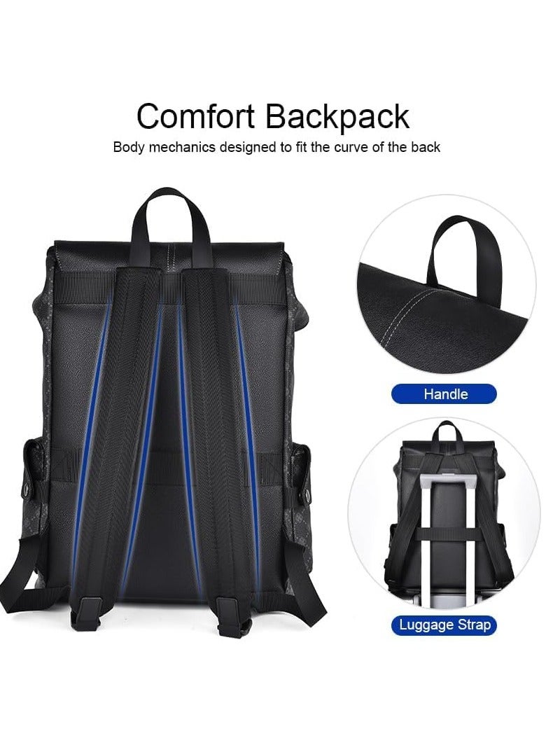 Laptop Backpack – Stylish & Durable Laptop Backpack with Dedicated 15.6” Shock-Absorbing Compartment, Multiple Pockets, and Luggage Strap