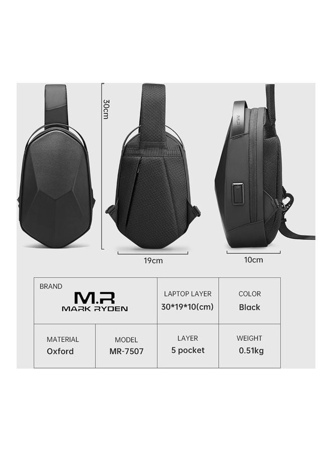 Man Waterproof Fashion Leisure Single Shoulder Chest Pack 30.00*8.00*20.00cm