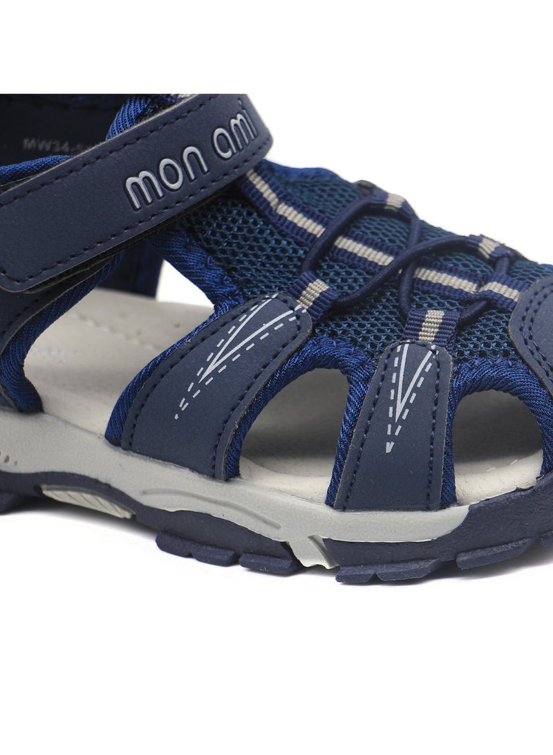 Monami Boys and Kids Sandals | Hook & Loop Closure, Soft Bottom, Children Sports Sandals Unisex - Summer Baby Boy Sandals for Beach, Outdoor & Seaside | Casual Sandals for Toddler Girls, Boys & Kids