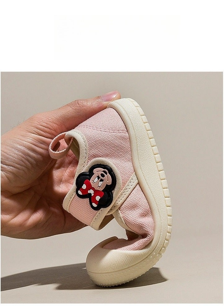 Children's Canvas Shoes With Soft Soles For One Foot Kick