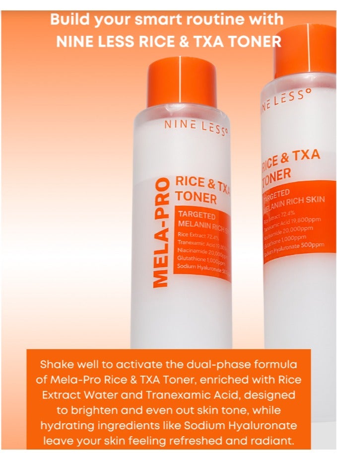 [NINELESS] MELA-PRO Rice & TXA Toner 200ml