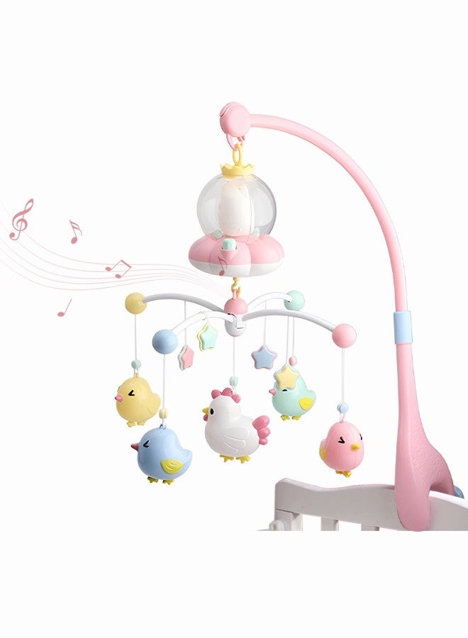 Dream Bed Ring Rattle Hanging Toys with Lights and Music Sound