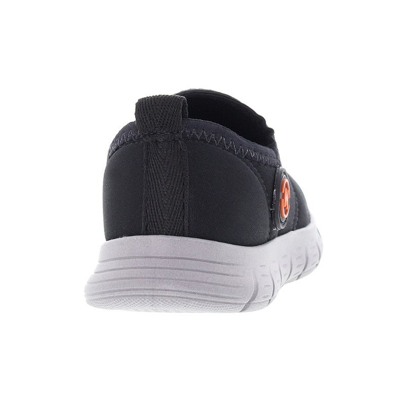 Sporty Slip On with Fly Knit Upper Black/White