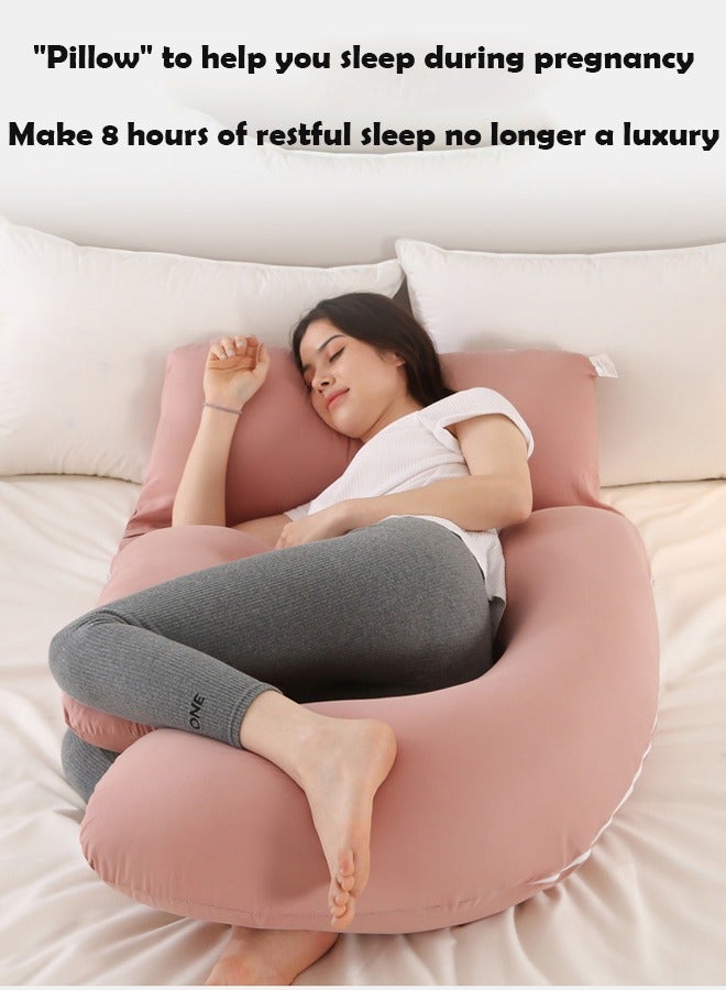 3 in 1 Split Pregnancy Pillow G Type Maternity Waist and Belly Support Side Sleeping, Multifunctional Pregnancy Pillow for Belly, Back and Waist Full Body Support