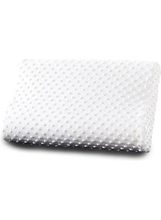 Memory Foam Pillow Massage Memory Foam White 30x50cm