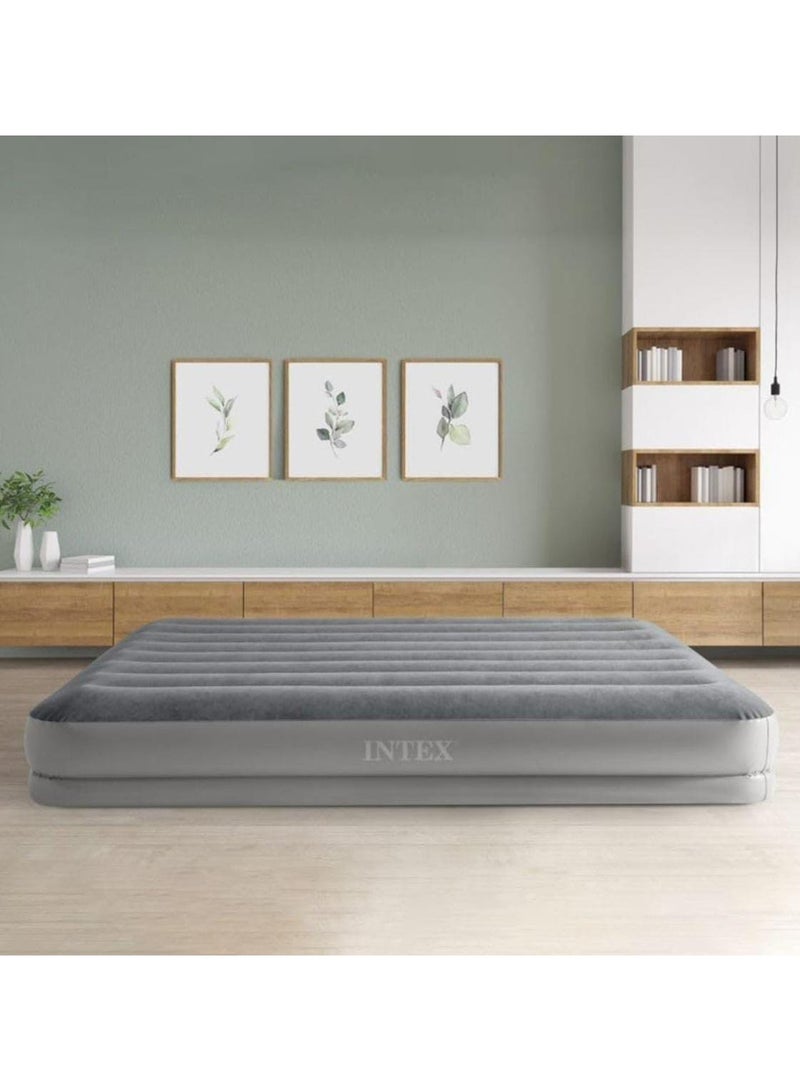 Dura Beam Prestige Airbed With Fastfill USB Pump, Twin Size, PVC Dark Grey, 191 x 99 x 30 cm