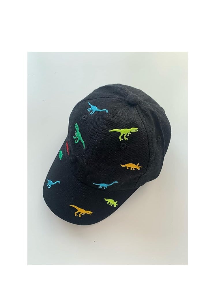 The Girl Cap durable cotton Kids Cap | Stylish Kids Caps are Perfect for Beach, Travelling and Outdoor activities | Comfortable and Easy to match with Different Clothing Styles | Dinosaur