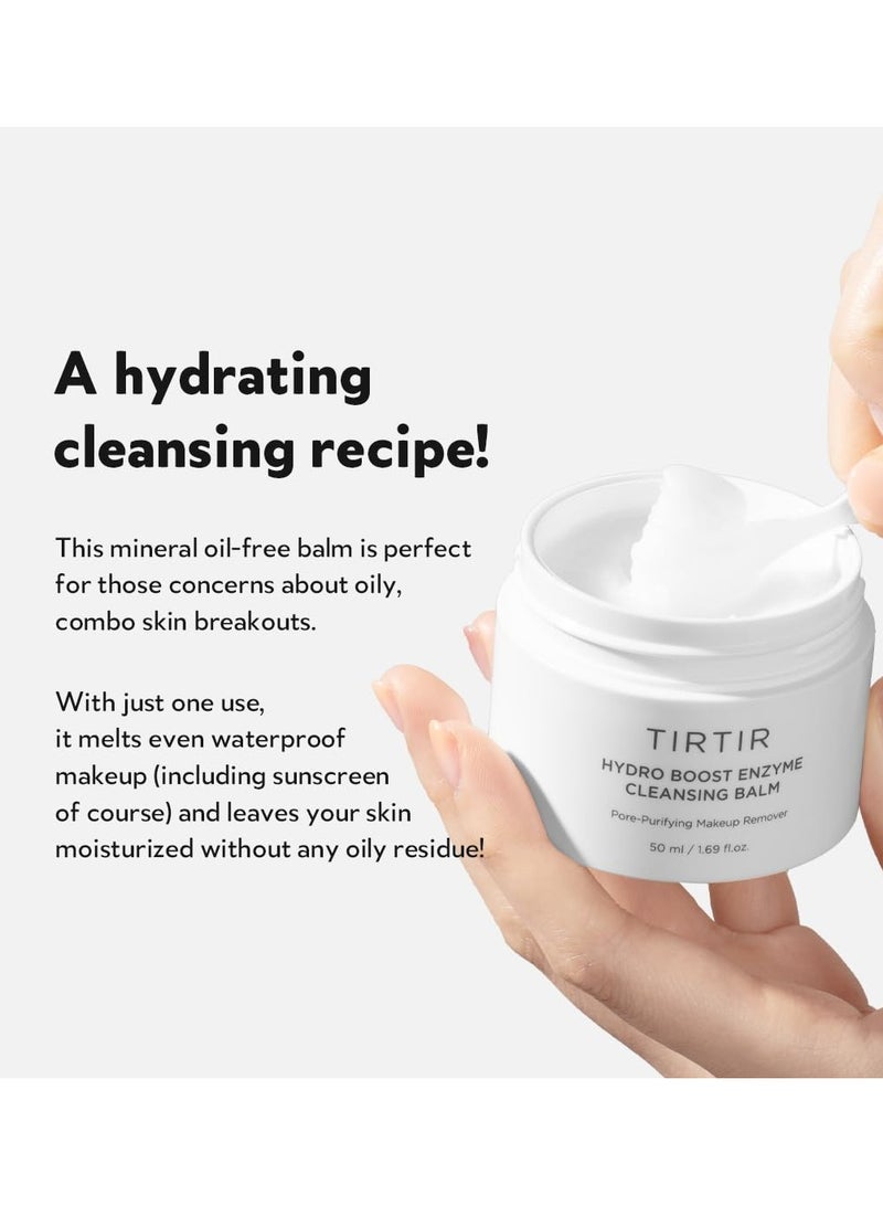 TIRTIR Hydro Boost Enzyme Cleansing Balm (1.69 Ounce 50ml