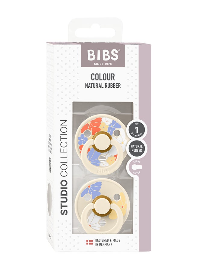 Pack of 2 Studio Colour Morning Bloom Latex Size 1 Ivory Mix