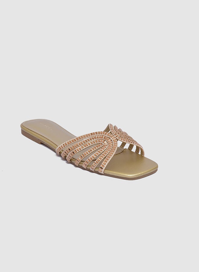 Multi Strap Flat Sandals