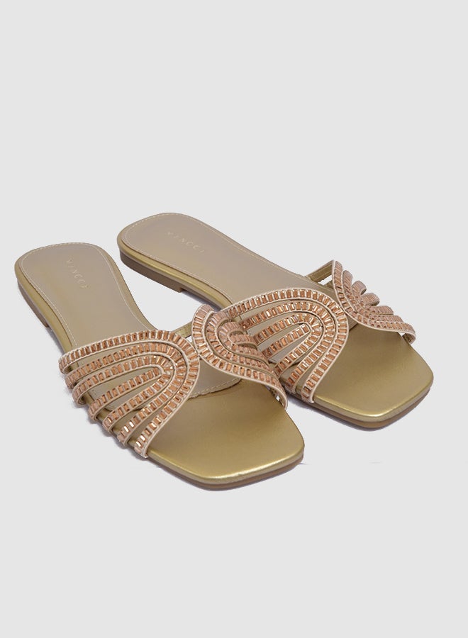 Multi Strap Flat Sandals