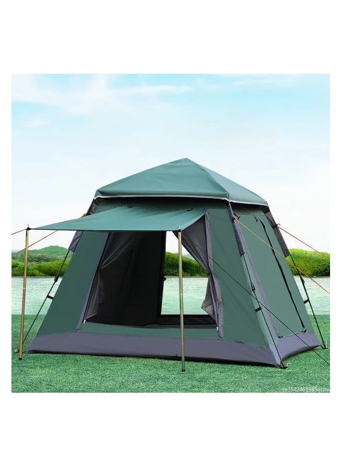 Automatic Camping Tent For 4-5 Persons Large Space 3 Season Outdoor Waterproof Family Travel Tent