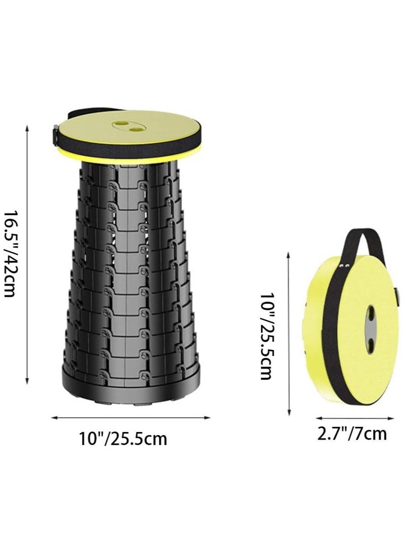 Telescopic Foldable  Stool With Strong Construction And Adjustable Height For Camping And Fishing