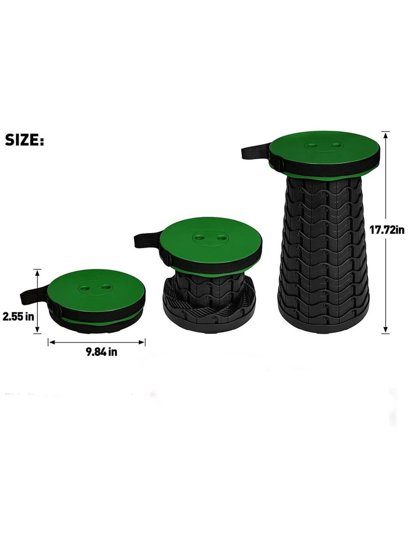 Telescopic Foldable  Stool With Strong Construction And Adjustable Height For Camping And Fishing