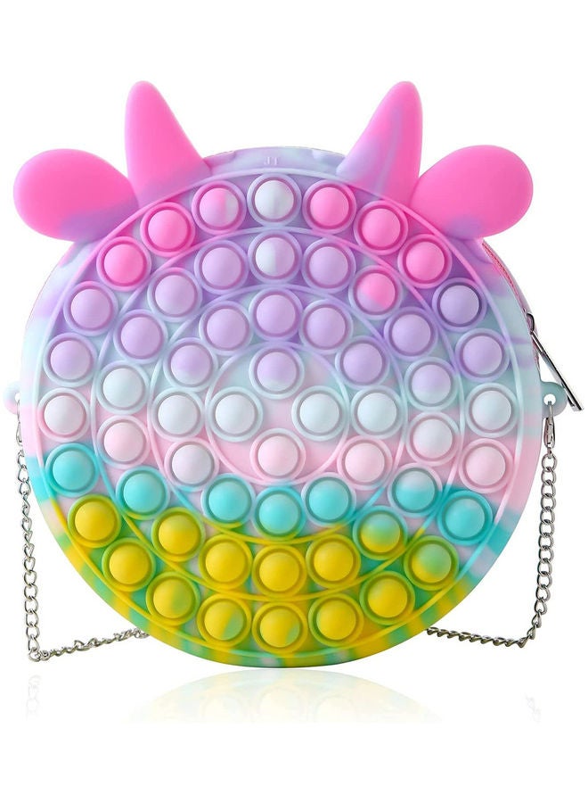 Pop Bubble Sensory Fidget Toy Shoulder Bag 18x23x3cm