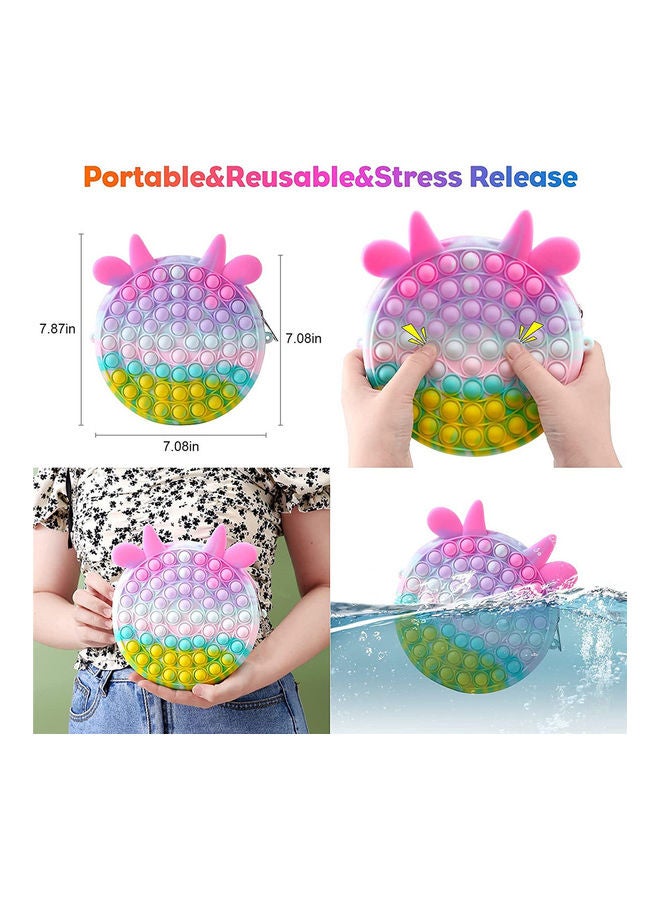 Pop Bubble Sensory Fidget Toy Shoulder Bag 18x23x3cm