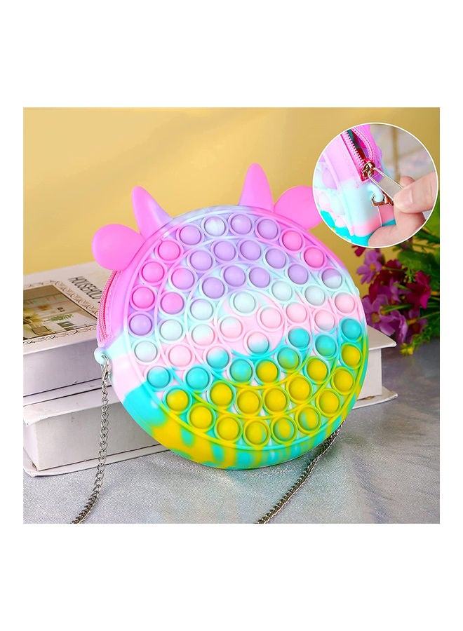 Pop Bubble Sensory Fidget Toy Shoulder Bag 18x23x3cm