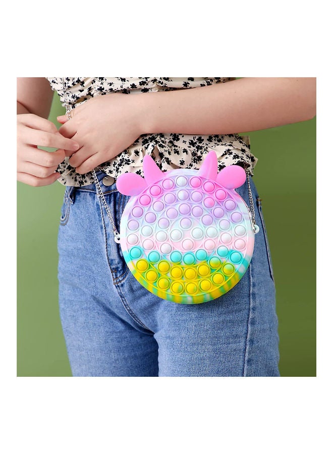 Pop Bubble Sensory Fidget Toy Shoulder Bag 18x23x3cm