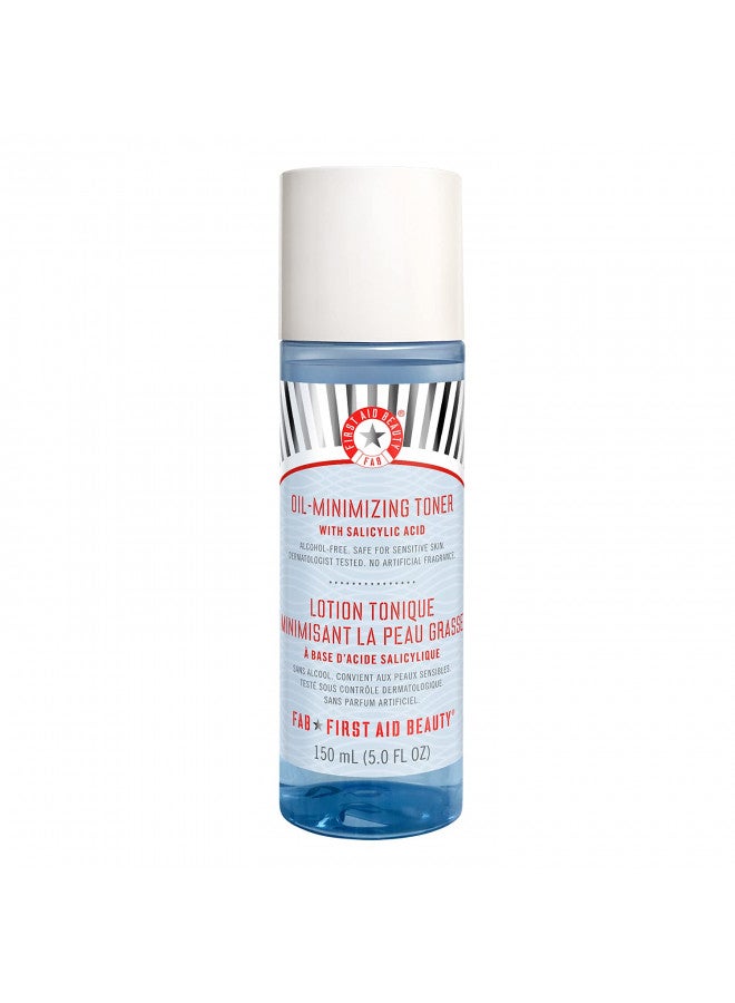 First Aid Beauty Oil-Minimizing Toner with Salicylic Acid Controls Oil and Shine Alcohol Free, Vegan, Cruelty Free 5 oz